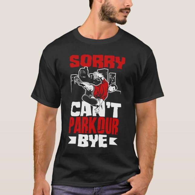Sorry kann nicht parken durch kostenlosen Running  T-Shirt (Vorderseite)