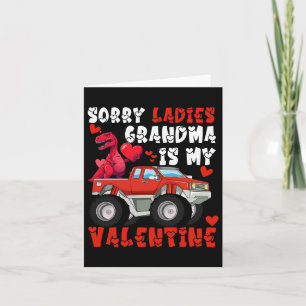 Sorry Ladys Oma ist mein Valentinstag Kinder Jungs Karte