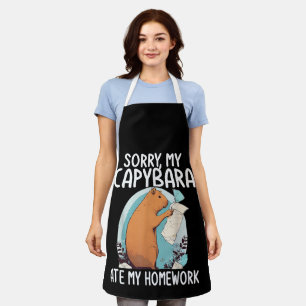 Sorry, mein Capybara Ate Meine Hausaufgaben Funny Schürze
