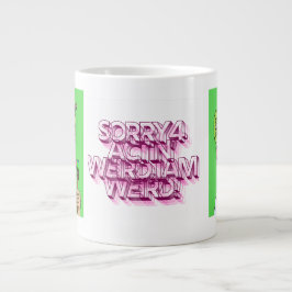 Sorry nicht sorry King Ape actin' seltsam Jumbo-Tasse