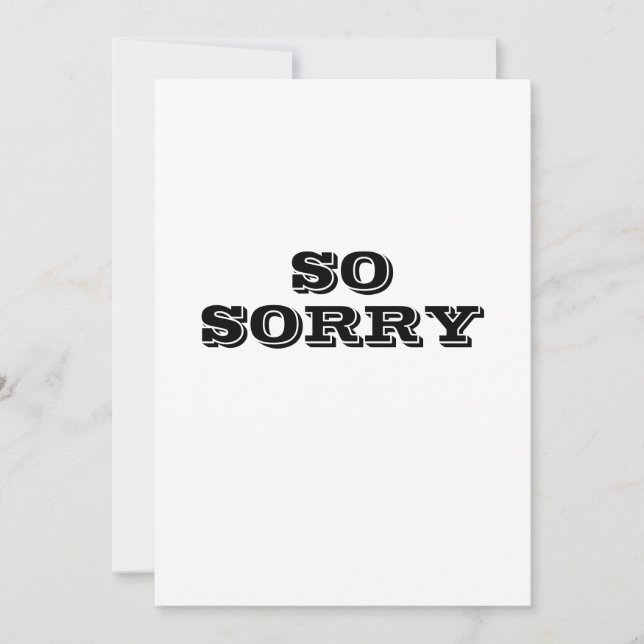 Sorry or Heelt Felt Condolence Flat Note Dankeskarte (Vorderseite)