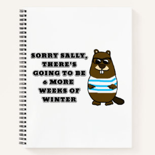 Sorry Sally, 6 weitere Wochen Winter Notizbuch