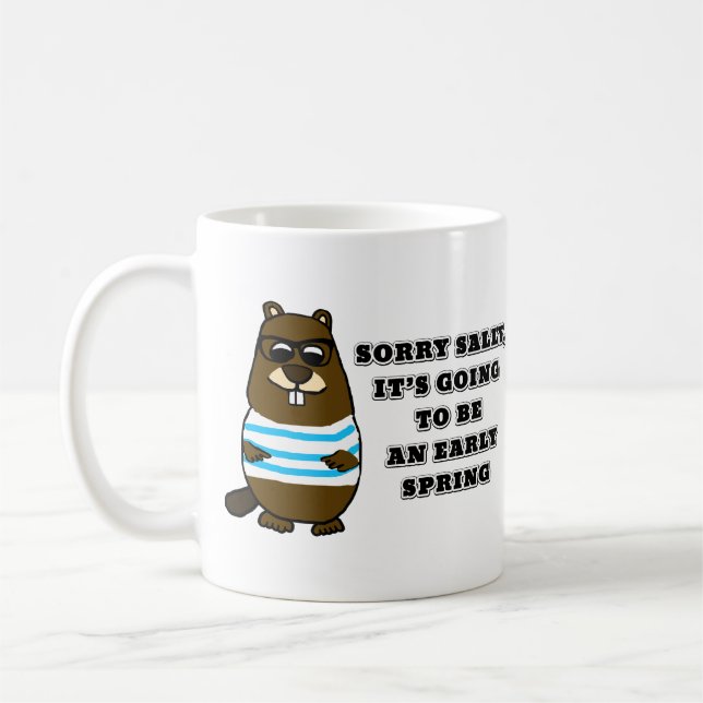 Sorry Sally, Frühjahrspaffee-Tasse Kaffeetasse (Links)
