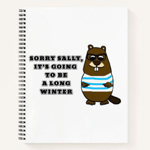 Sorry Sally, Long Winter Notizbuch