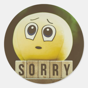 Sorry Sticker
