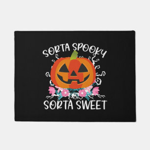 Sorta Sweet Sorta Halloween Kürbisfrauen Fußmatte