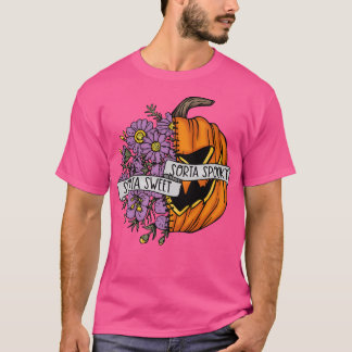 Sorta Sweet Sorta Spooky Beängstigende Kürbis T-Shirt