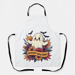 Sorta Sweet Sorta Spooky Halloween Ghost Fall Lieb Schürze