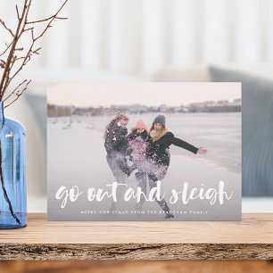 Sortez et coupez Carte Vacances photo complète