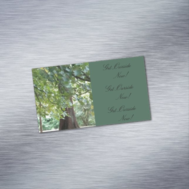 Sortez maintenant Magnet Carte de visite (In Situ)