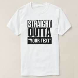 SORTIE DROITE DU T-SHIRT "VOTRE TEXTE"