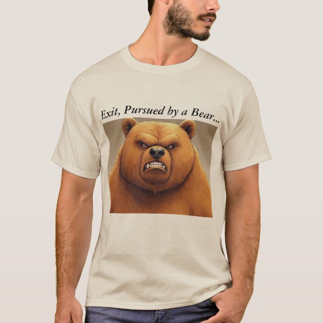 Sortie, Poursuivie par un T-shirt Ours (Devant)