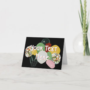 Sortierte Süßigkeits-Gruß-Karte Karte