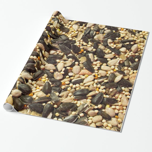 Sortierter Vogel-Samen Geschenkpapier (Ungerollt)