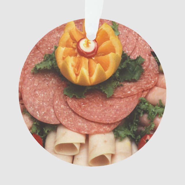 Sortiertes kaltes Fleisch Ornament (Vorderseite)