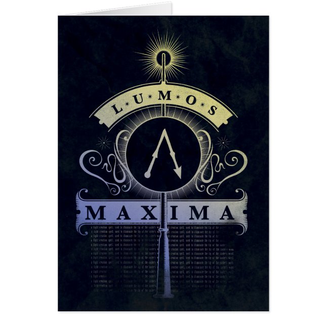 Sortilège Harry Potter | Lumos Maxima Graphique (Devant)
