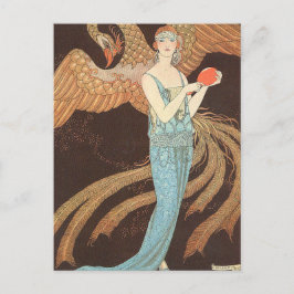 Sortileges oder Divination von George Barbier Postkarte