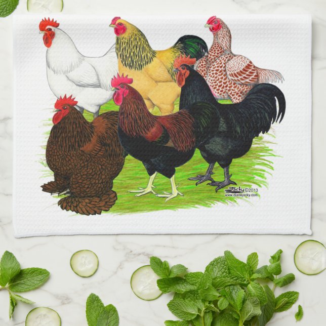 Sortiment für Schwerbrecher Geschirrtuch (Gefaltet)