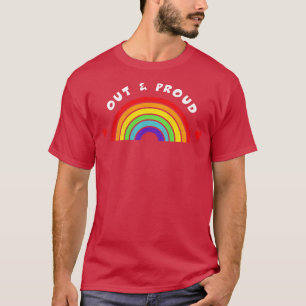 Sortir Et Fière Tshirt LGBT Pride LGBTQ Supporter 