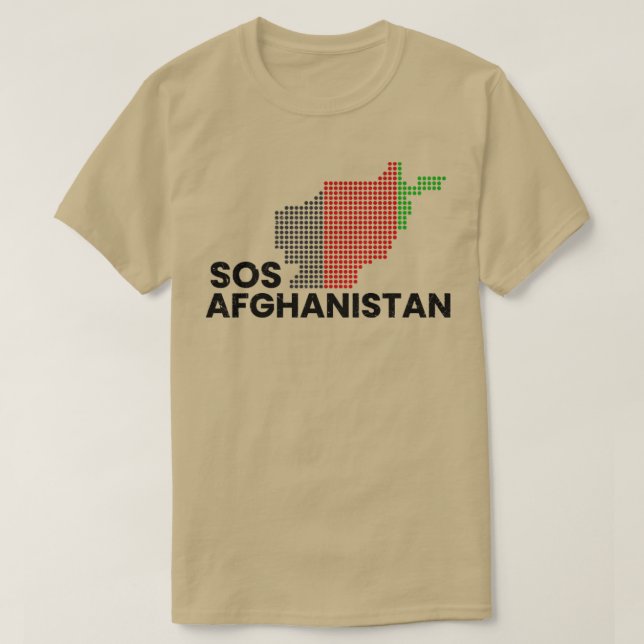 SOS afghanistan Dots T-Shirt (Design vorne)