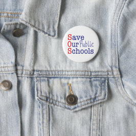 SOS für unsere öffentlichen Schulen gerettet Button