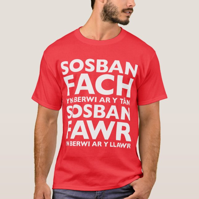 Sosban Fach Yn Berwi AR Y TAN T - Shirt (Vorderseite)