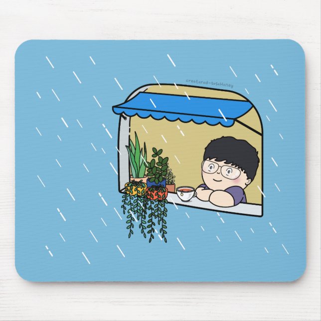 SosoHoney(38) Regen Mousepad (Vorne)
