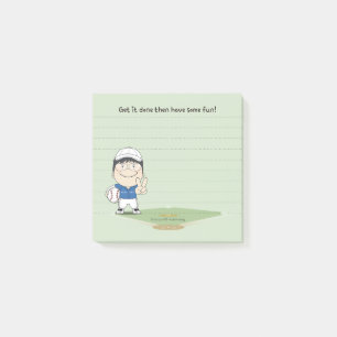 SosoHoney-Baseball Post-it Klebezettel