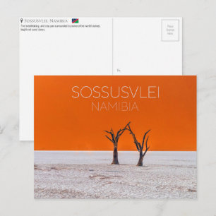 Sossusvlei, Namibia Reise-Postkarte Postkarte