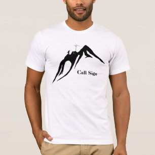 SOTA Ham Radio Silhouette T-Shirt Personnaliser It