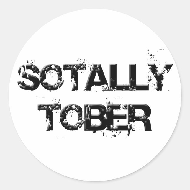 SOTALLY TOBER RUNDER AUFKLEBER (Vorderseite)