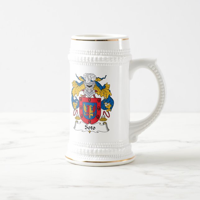 Soto Familienwappen Bierglas (Rechts)
