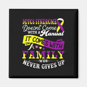 Sotos Syndrome Awareness Family Support Gelb und Magnet