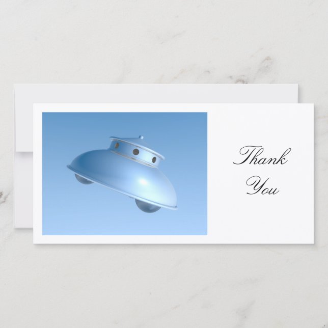 Soucoupe volante classique - Merci (Devant)