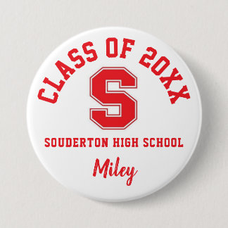 Souderton High School Button Logo Custom Personal