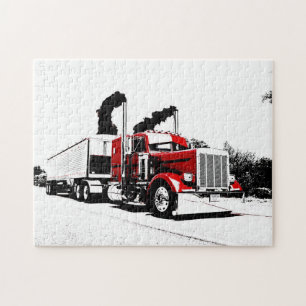 Soufflement par le puzzle de Peterbilt