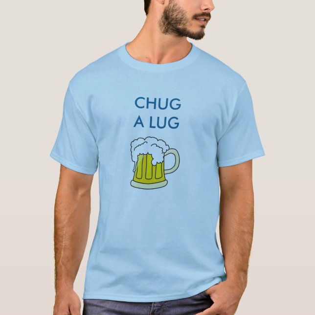 Soufflent un T-shirt de bière de crochet (Devant)