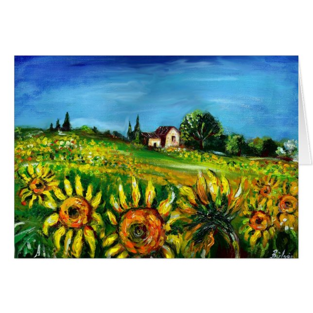SOUFFRANCES ET CAMPAGNE EN TOSCANE (Devant horizontal)
