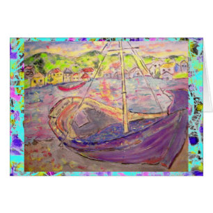 souhait de coucher du soleil du village grec