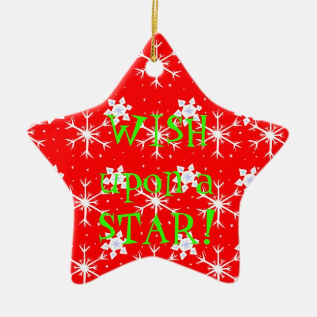 Souhait d'un ornement d'étoiles (Devant)