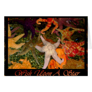 Souhait sur des cartes d'une étoile