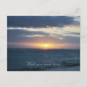 Souhaitez-Vous Être Ici : Carte postale Sunset Bea