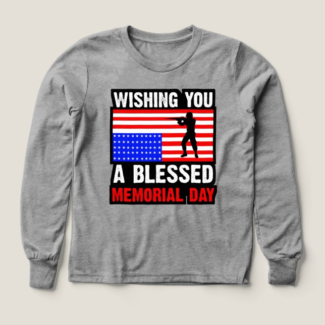 Souhaitez-Vous Un Blessed Memorial Day-62237 (Motif recto)