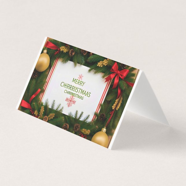 Souhaits d'amitié festive (Front)