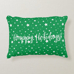 Souhaits de Noël personnalisés Coussin d'accent