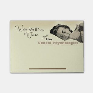 Souhaits des notes de post-it de psychologue
