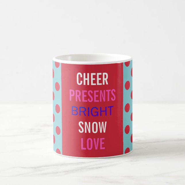 Souhaits D'Hiver Célébrer La Mug Fête Des Fêtes (Centre)