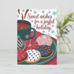 Souhaits sucrés - Carte de Noël
