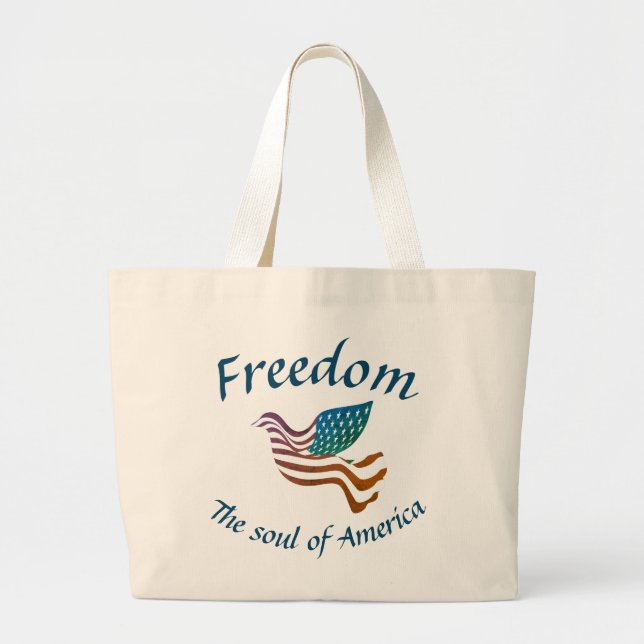 Soul America Jumbo Tote Bag Jumbo Stoffbeutel (Vorne)
