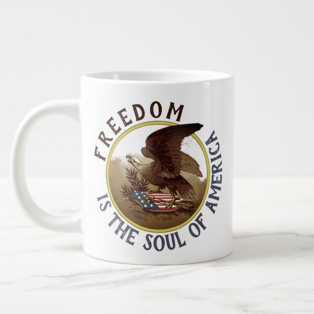 Soul Amerika (Adler) Tasse (Links)